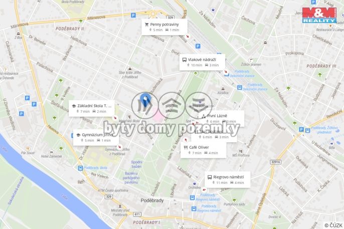 Prodej, Byt 3+1, Poděbrady