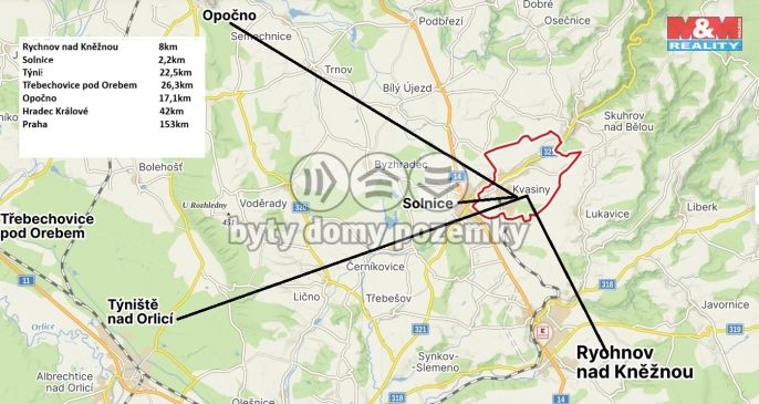 Pronájem, Byt 3+1, Kvasiny