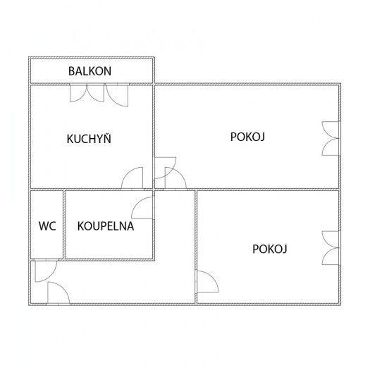 Prodej, Byt 2+1, Most