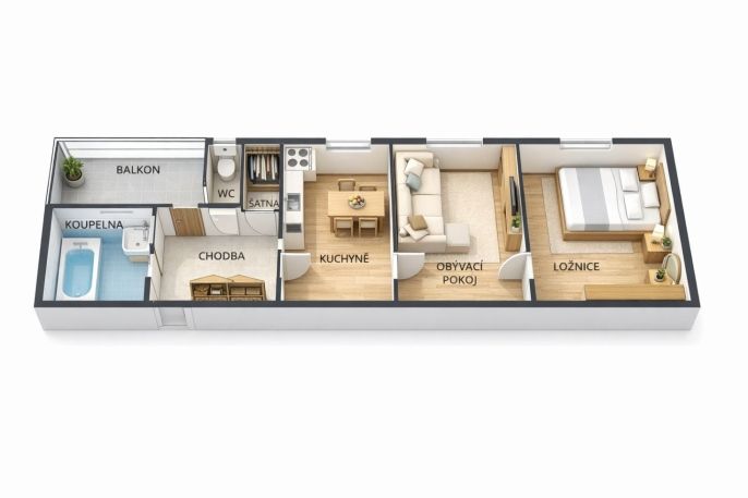 Prodej, Byt 2+1, Přerov