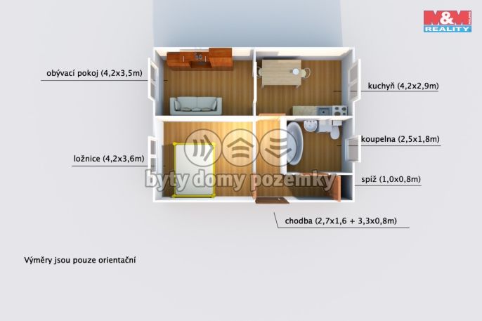 Prodej, Byt 2+1, Solenice