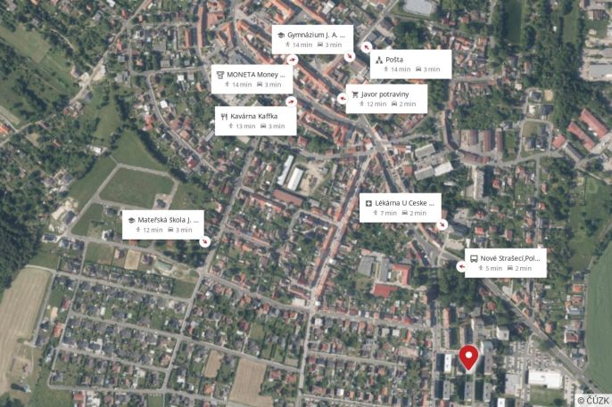 Pronájem, Byt 1+1, Nové Strašecí