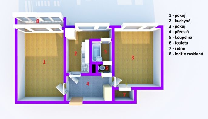 Prodej, Byt 2+1, Litoměřice