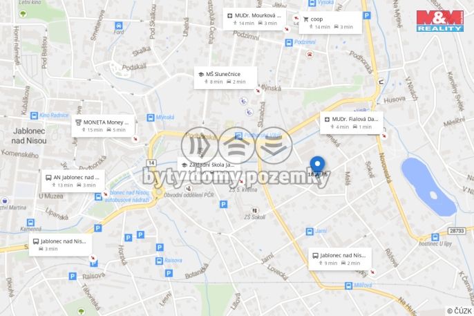 Prodej, Pozemek k bydlení, Jablonec nad Nisou