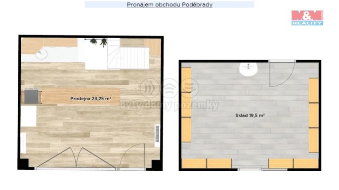 Pronájem, Obchod a služby, Poděbrady