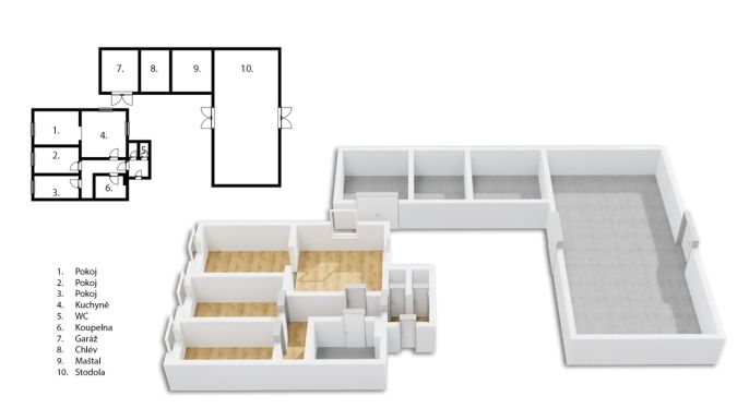 Prodej, Zemědělská usedlost, Dražíč