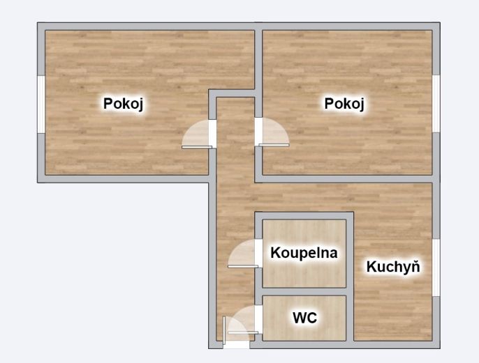 Prodej, Byt 2+1, Orlová