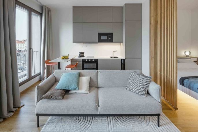 Pronájem, Byt 1+kk, Praha