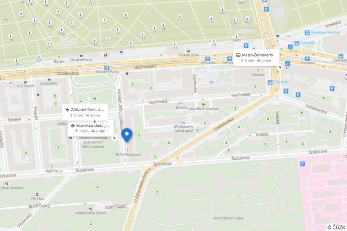 Pronájem, Byt 2+1, Praha