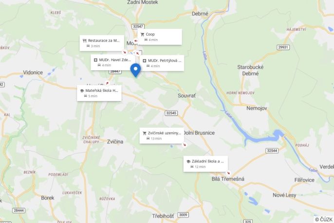 Prodej, Pozemek k bydlení, Mostek
