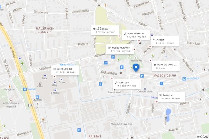 Prodej, Byt 3+1, Hradec Králové