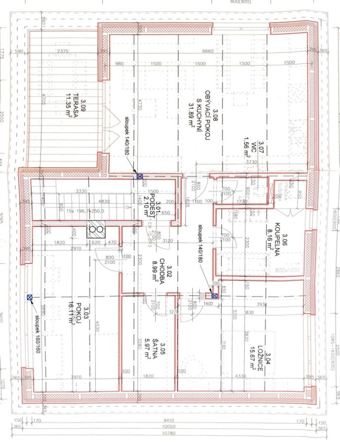 Pronájem, Byt 3+kk, Mladá Boleslav