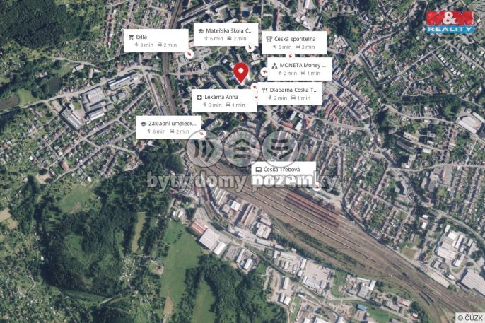 Prodej, Byt 3+1, Česká Třebová