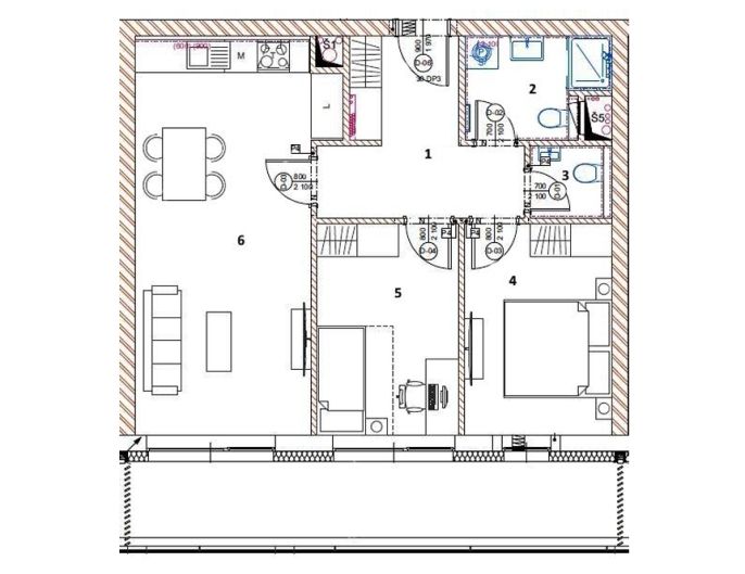 Pronájem, Byt 3+kk, Jihlava