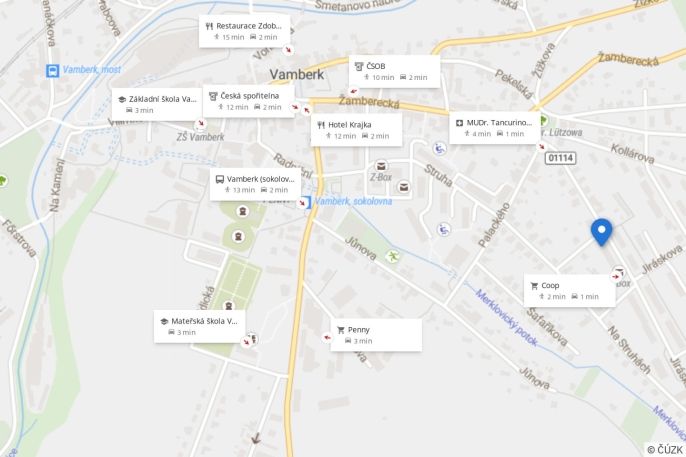 Pronájem, Byt 2+1, Vamberk