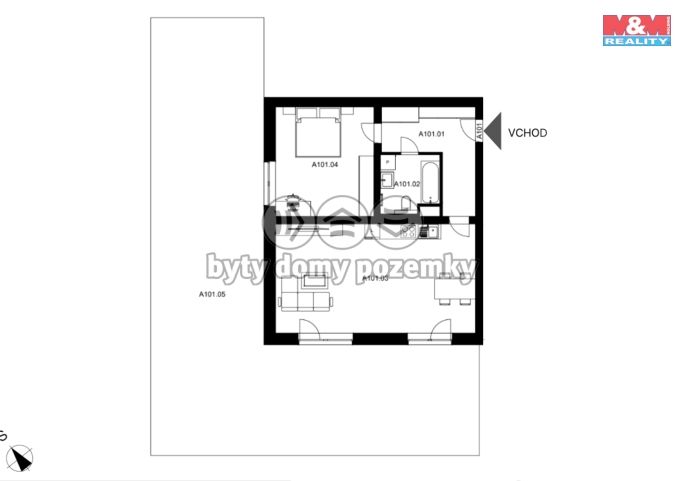 Prodej, Byt 2+kk, Plzeň