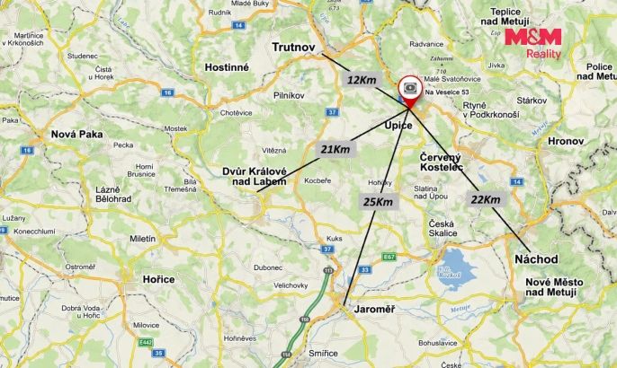 Prodej, Byt 2+1, Úpice