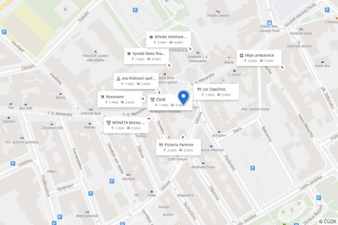 Pronájem, Obchod a služby, Kladno