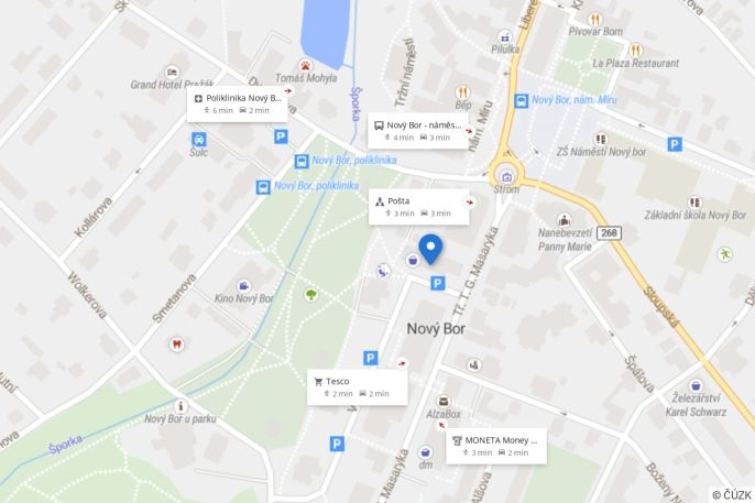 Pronájem, Obchod a služby, Nový Bor