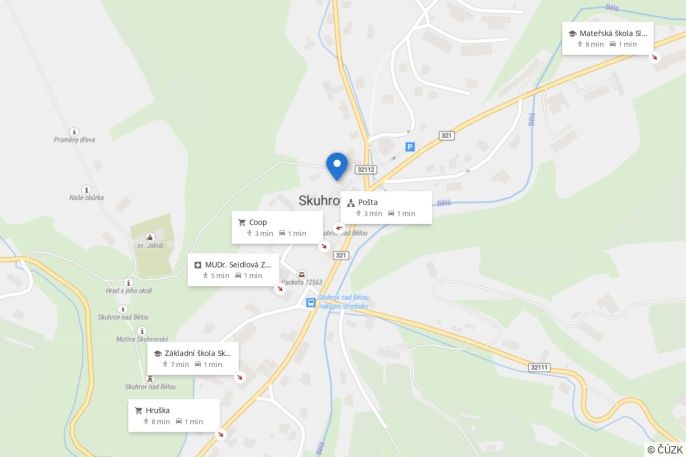 Pronájem, Rodinný dům, Skuhrov nad Bělou