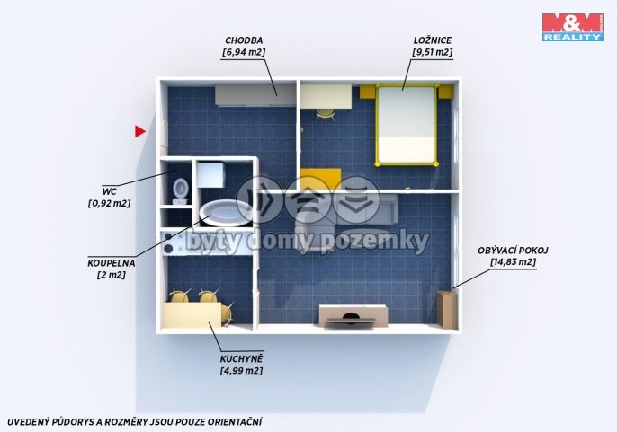 Prodej, Byt 2+kk, Hořovice