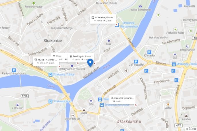 Pronájem, Byt 2+kk, Strakonice
