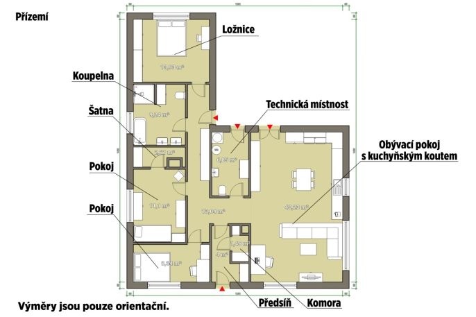 Pronájem, Rodinný dům, Nečtiny