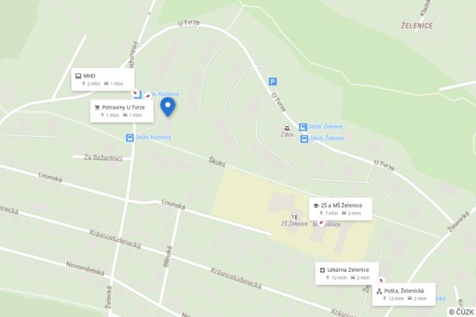 Pronájem, Byt 1+1, Děčín