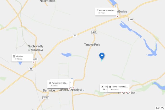 Prodej, Pole, Troskotovice