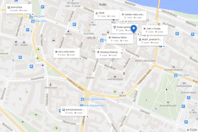 Pronájem, Byt 2+kk, Kolín