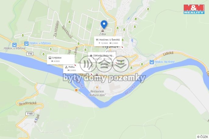 Prodej, Byt 3+kk, Hýskov