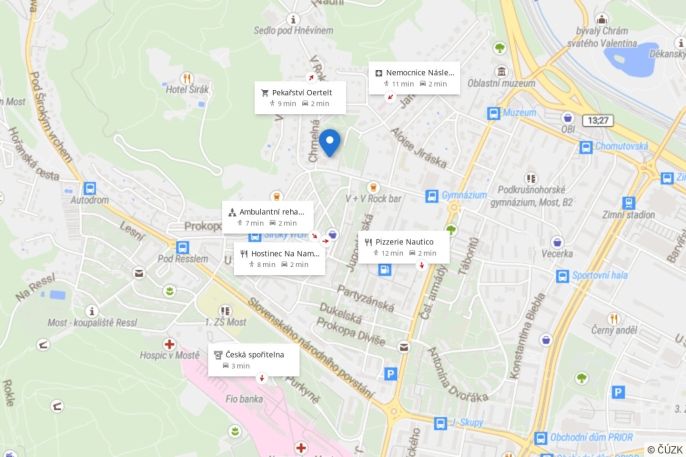 Pronájem, Byt 1+1, Most