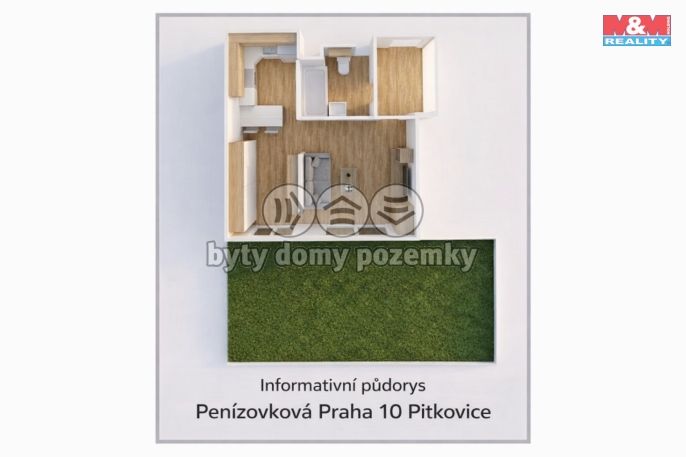 Prodej, Byt 1+kk, Praha