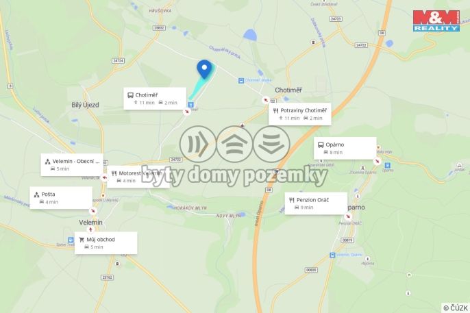 Prodej, Ovocný sad, Chotiměř