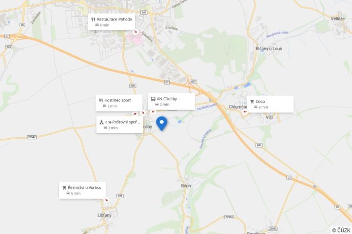 Prodej, Pozemek k bydlení, Cítoliby