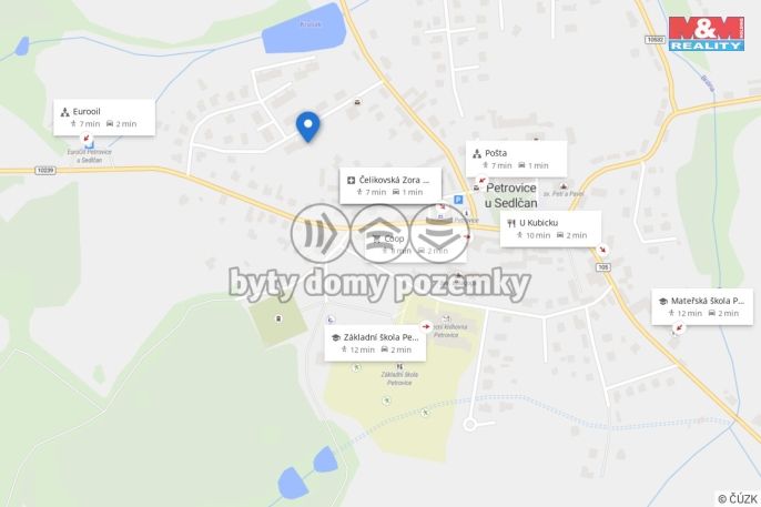 Pronájem, Byt 2+1, Petrovice