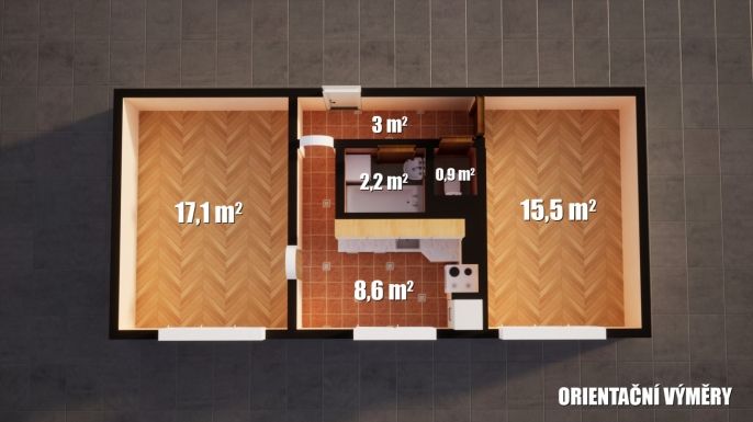 Prodej, Byt 2+1, Teplice