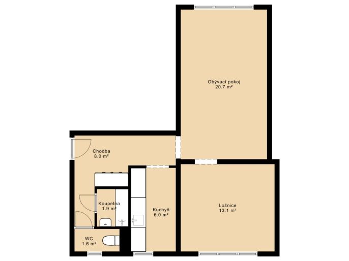 Prodej, Byt 2+1, České Budějovice