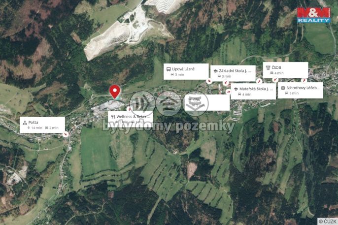 Prodej, Pozemek k bydlení, Lipová-lázně