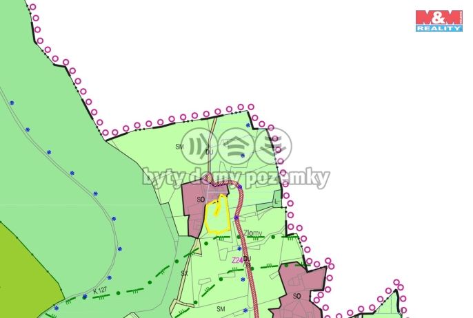 Prodej, Louka, Březiny