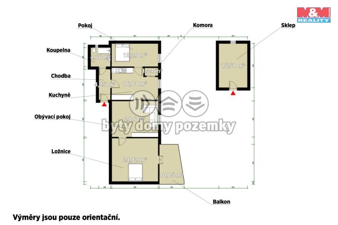 Prodej, Byt 3+1, Kdyně
