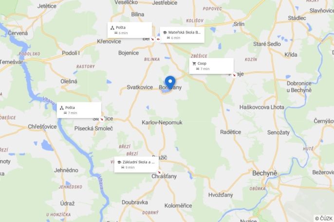 Prodej, Chalupa, Borovany