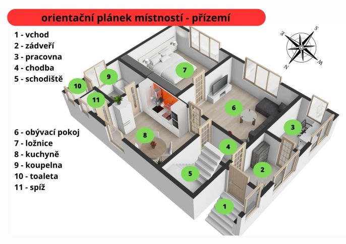Prodej, Rodinný dům, Ledeč nad Sázavou