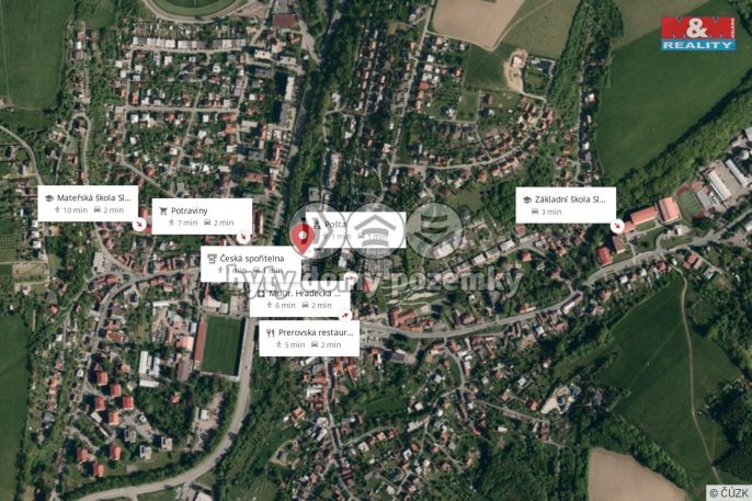 Pronájem, Kancelářský prostor, Slušovice