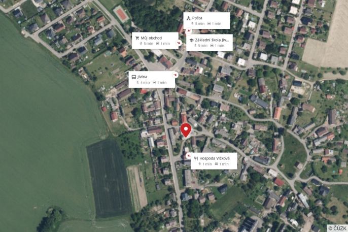Prodej, Rodinný dům, Jivina