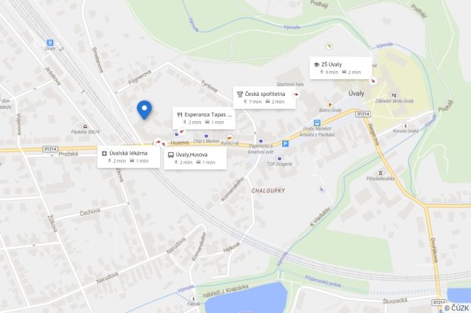 Pronájem, Byt 1+1, Úvaly