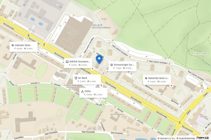 Pronájem, Byt 2+kk, Praha