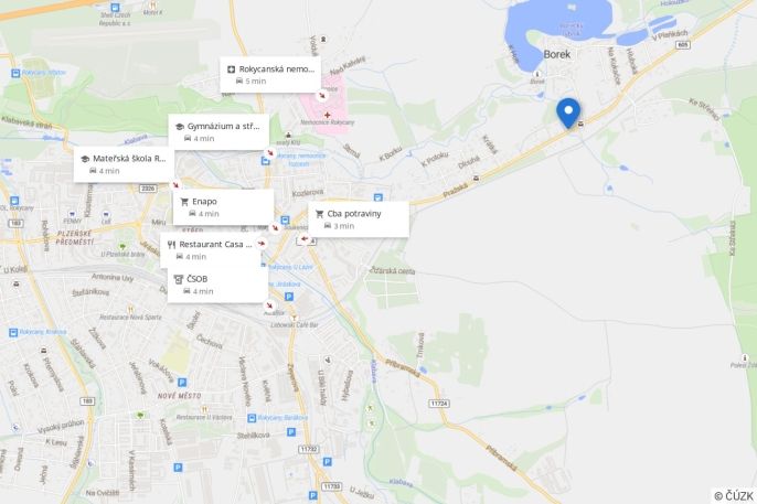 Pronájem, Byt 3+kk, Rokycany