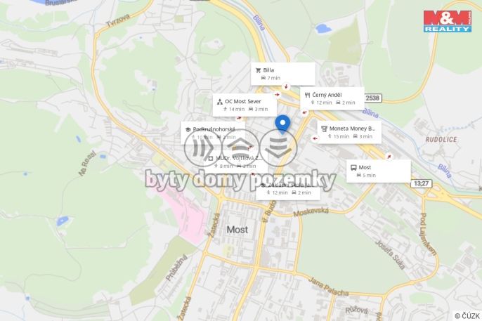 Prodej, Byt 3+1, Most