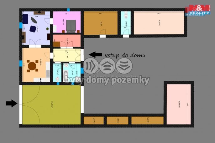 Prodej, Rodinný dům, Vinaře